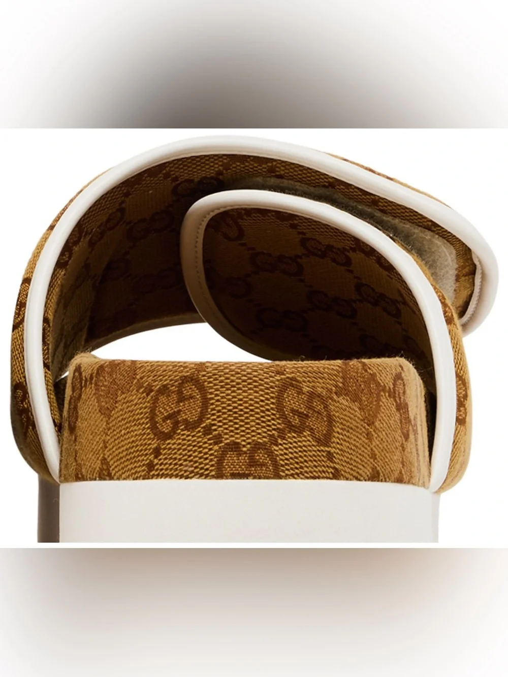 NWB Authentic Gucci x Adidas GG Monogram Platform Slides Men’s 10